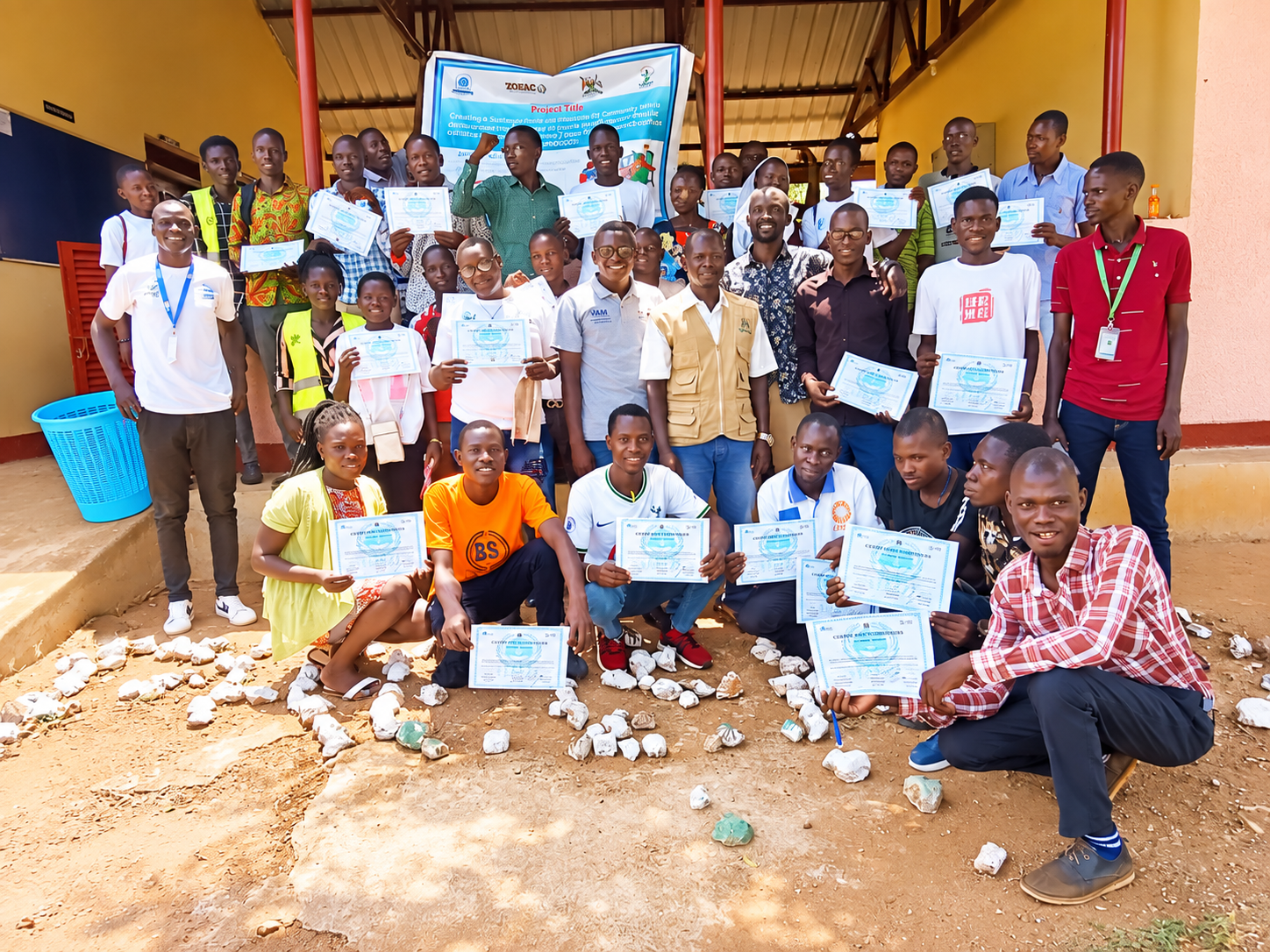 Community Training Certificate Group Portrait